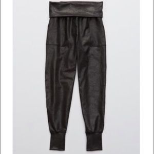 Aerie Offline The Hugger Crackle Joggers Size XL